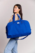 Bolsa de viaje grande Yves azul eléctrico mujer