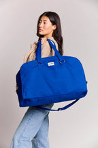 Bolsa de viaje grande Yves azul eléctrico mujer