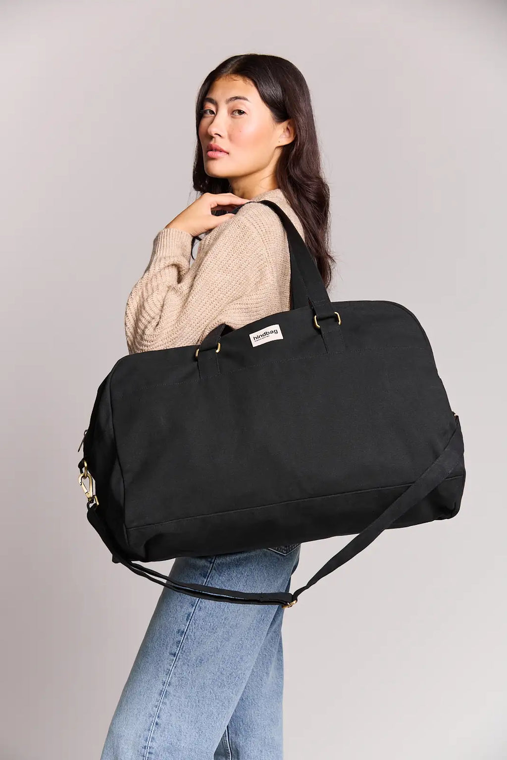 Große Unisex-Reisetasche Yves Schwarz