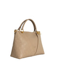 sac de seconde main v tote louis vuitton en cuir beige côté