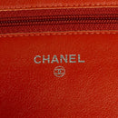 Chanel - Sac Wallet On Chain Edition Limitée En Cuir Orange