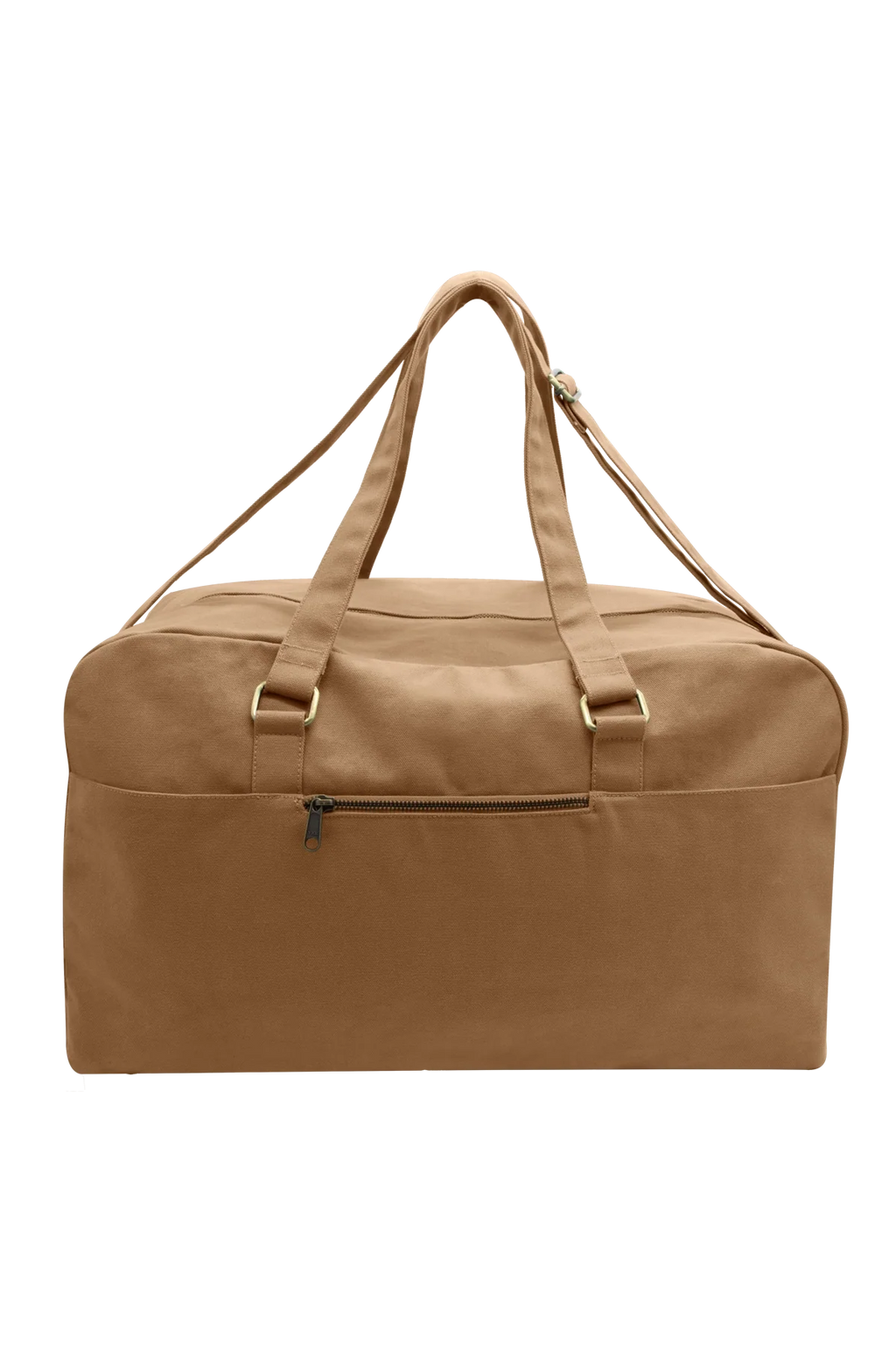 Große Unisex-Reisetasche Yves in Zimtbraun, Produktaufnahme von hinten
