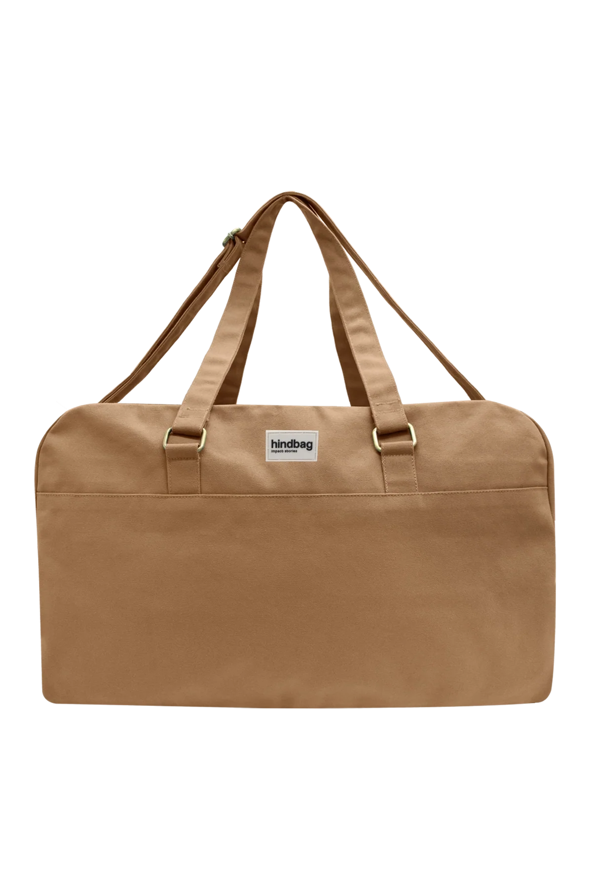 Große Unisex-Reisetasche Yves in Zimtbraun, Produktaufnahme von vorn