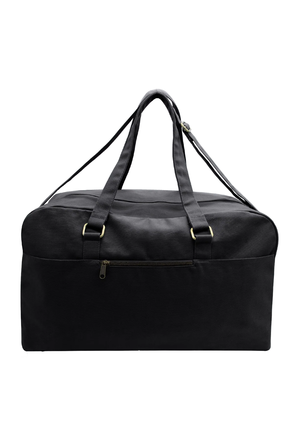 Große Unisex-Reisetasche Yves in Schwarz, Produktaufnahme von hinten