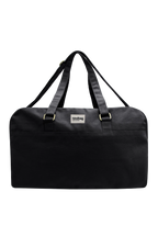Große Unisex-Reisetasche Yves in Schwarz, Produktaufnahme von vorn
