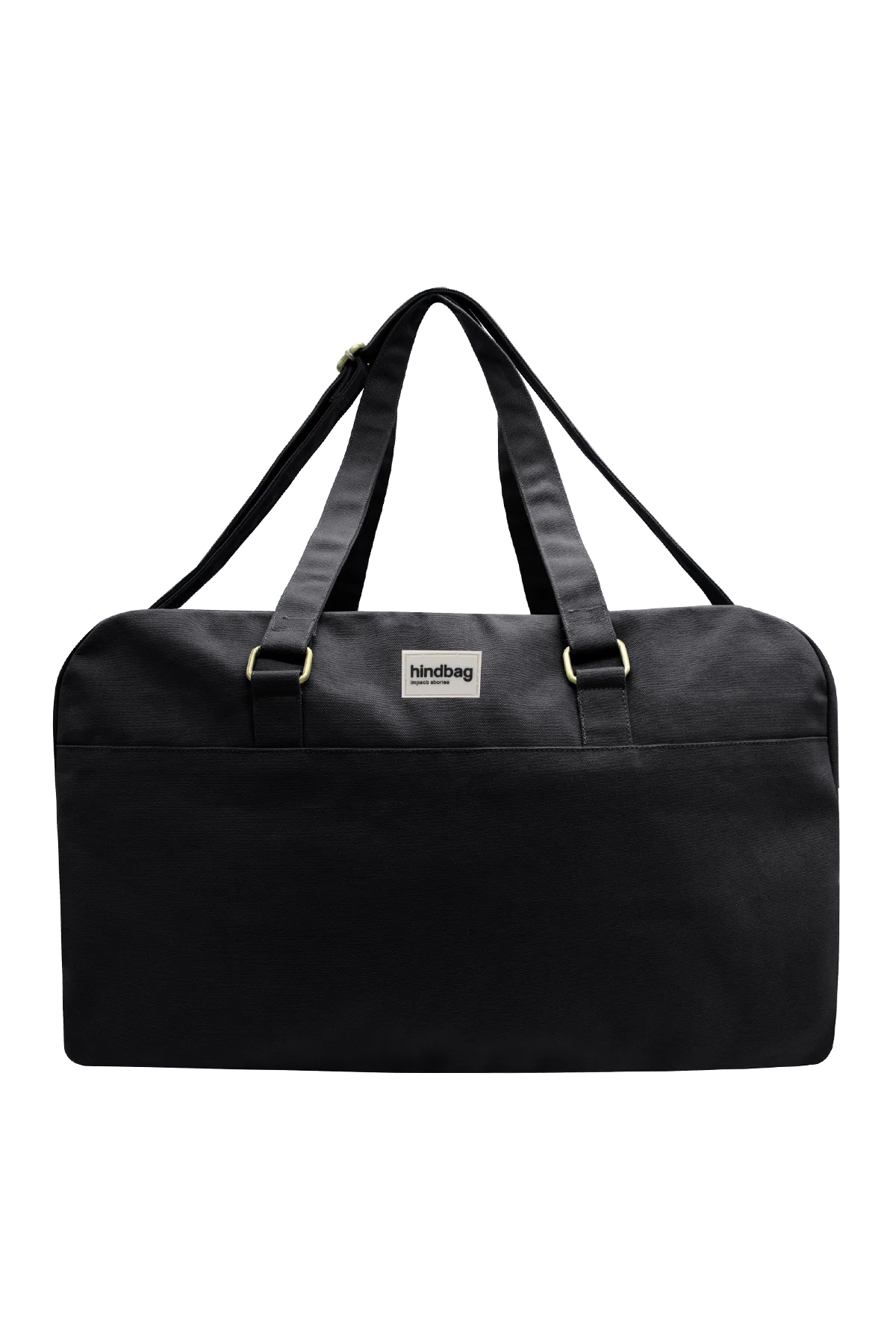 Große Unisex-Reisetasche Yves in Schwarz, Produktaufnahme von vorn