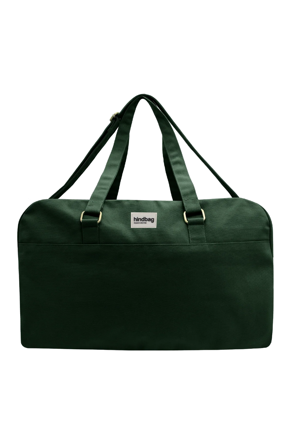 Yves large travel bag Fir green front packshot
