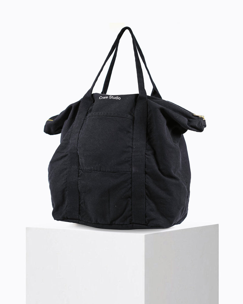 Sac 24H Coton Noir