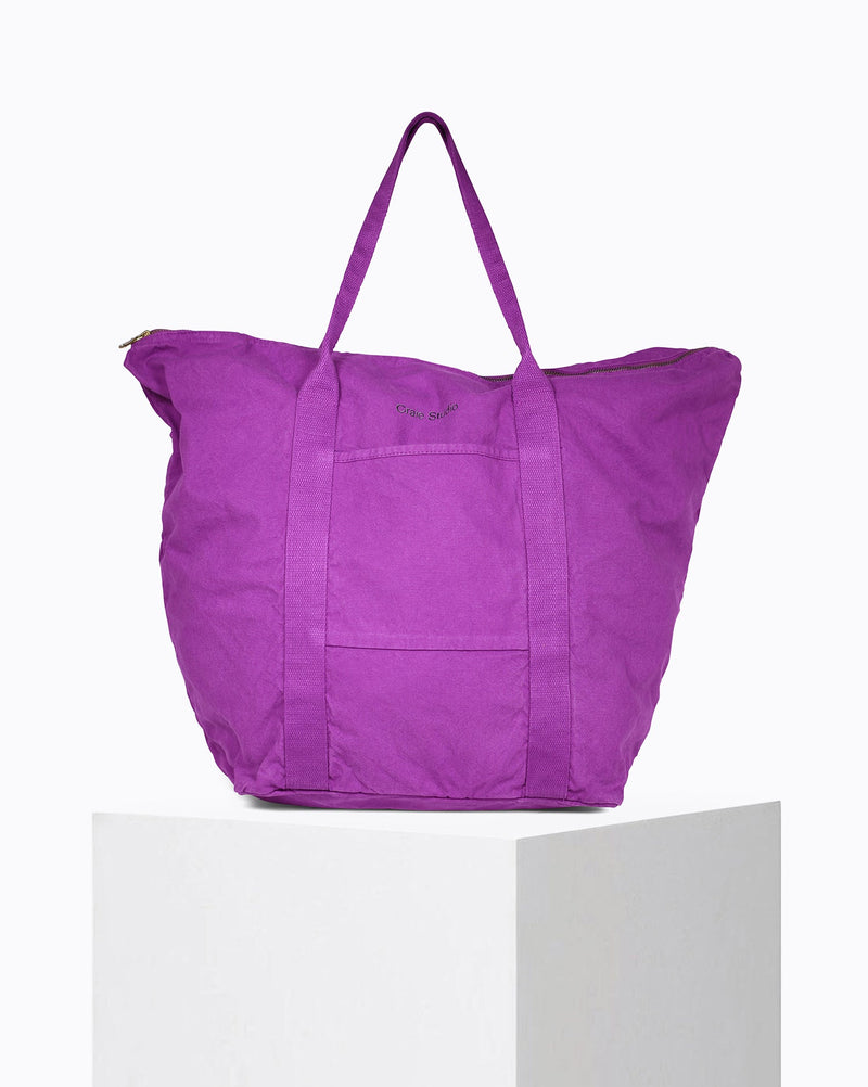 Sac 24H Coton Violet