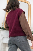 SACHA Bordeaux - Gilet senza maniche