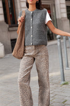 SACHA Grigio antracite - Gilet senza maniche