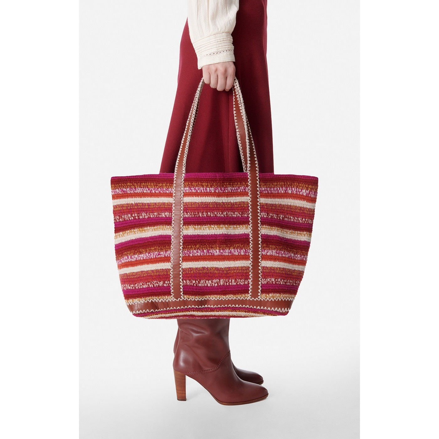 Cabas L Maille - Multicolor/Rosa