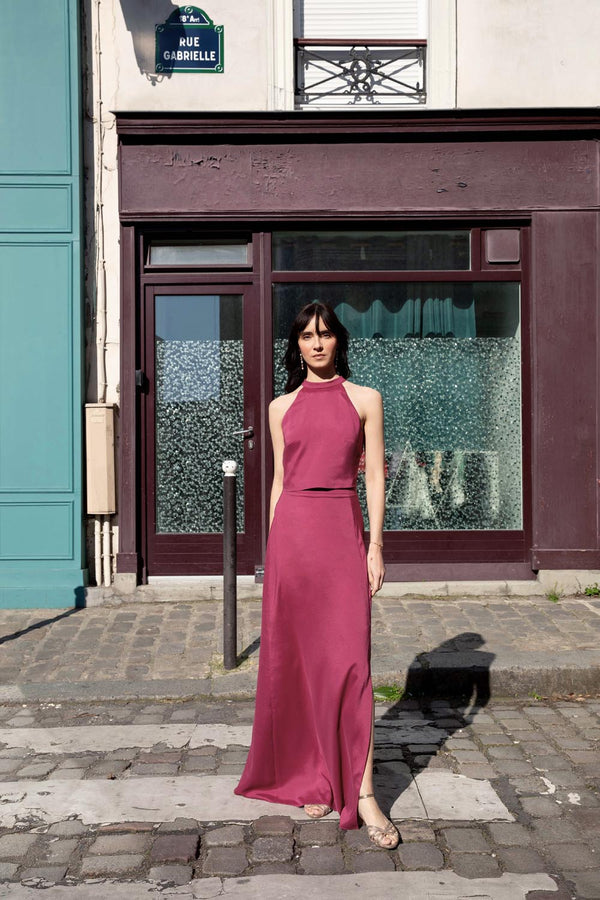 Blandine Purple Skirt