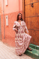 SAFIA Terracotta - Robe Fluide