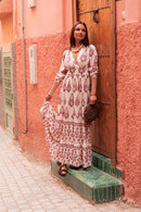SAFIA Terracotta - Robe Fluide