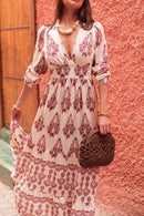 SAFIA Terracotta - Robe Fluide