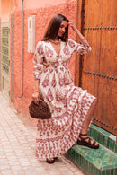 SAFIA Terracotta - Robe Fluide