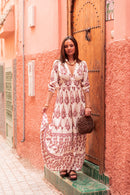 SAFIA Terracotta - Robe Fluide