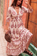 SAFIA Terracotta - Robe Fluide