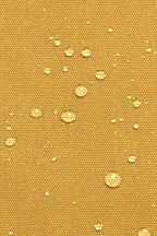 DETTAGLIO del tessuto idrorepellente color zafferano
