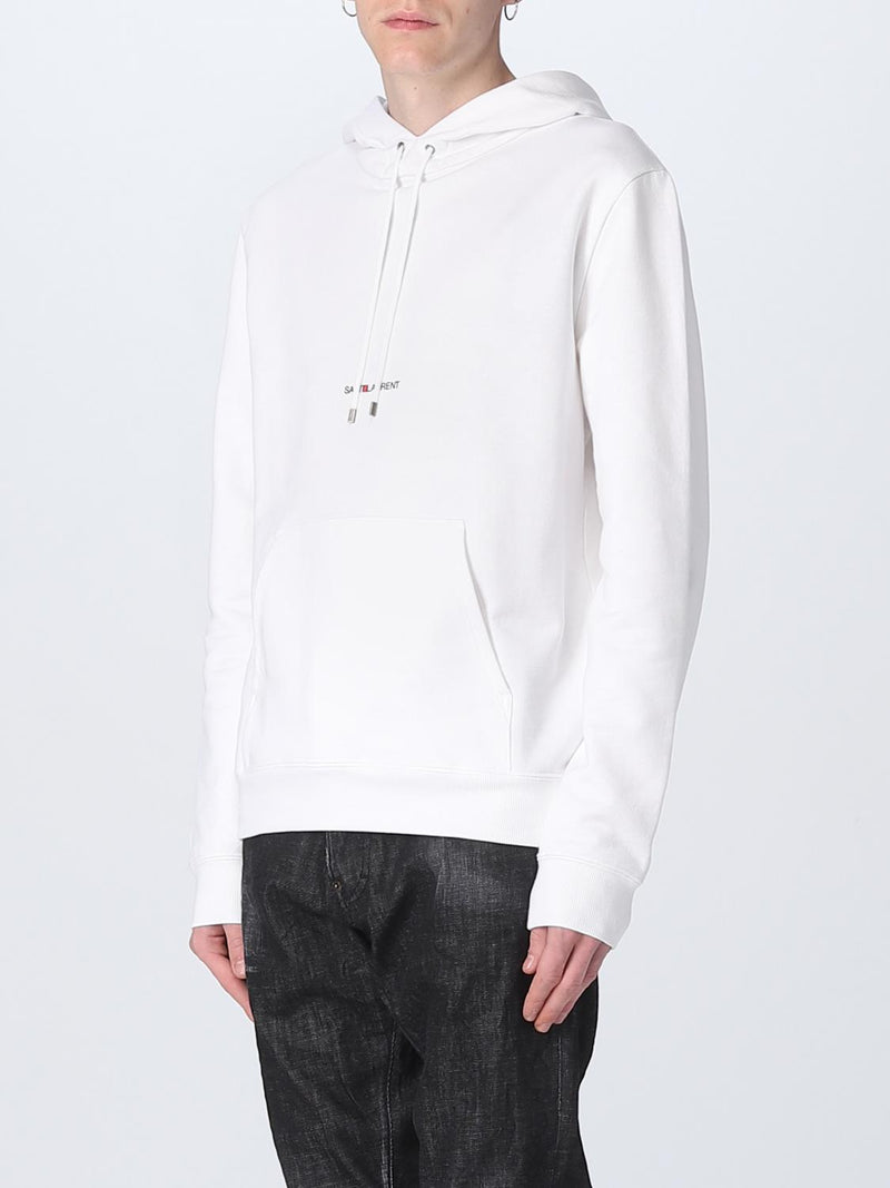 Hoodie Signature - Saint Laurent - White