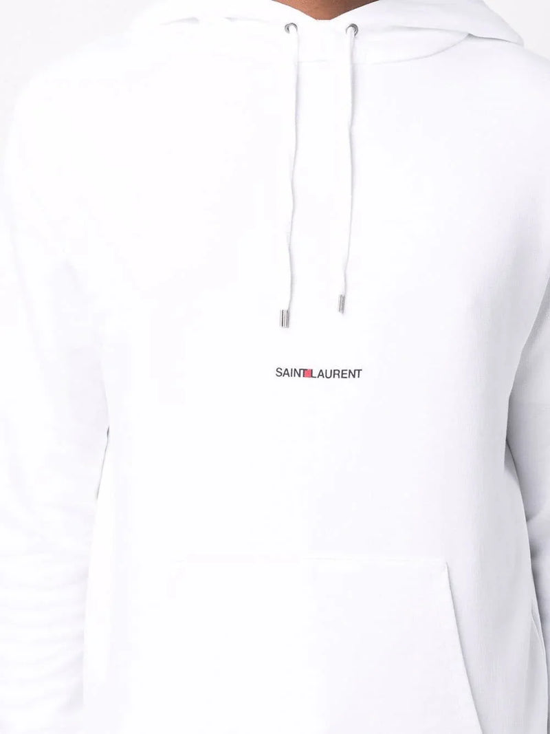 Hoodie Signature - Saint Laurent - White
