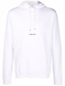 Hoodie Signature - Saint Laurent - White
