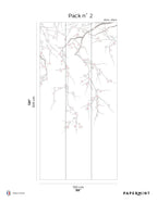 Fresque Sakura - Blanc