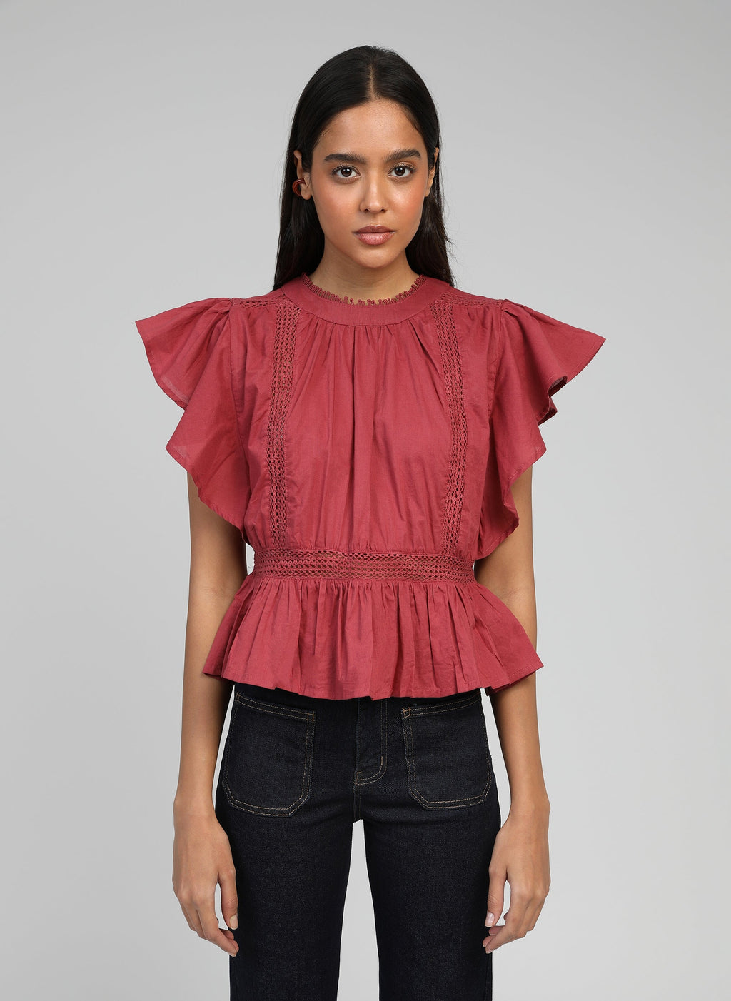 Blouse Salekina Terracotta