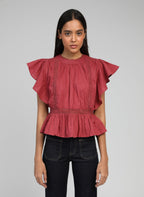 Blouse Salekina Terracotta