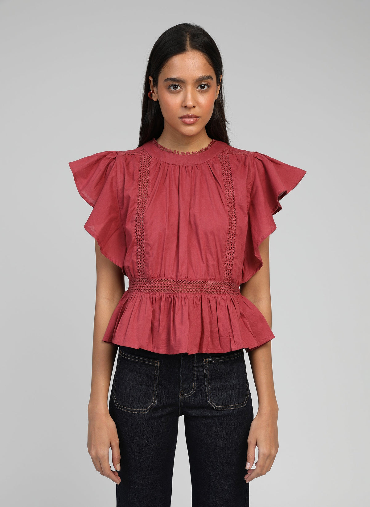 Blouse Salekina Terracotta
