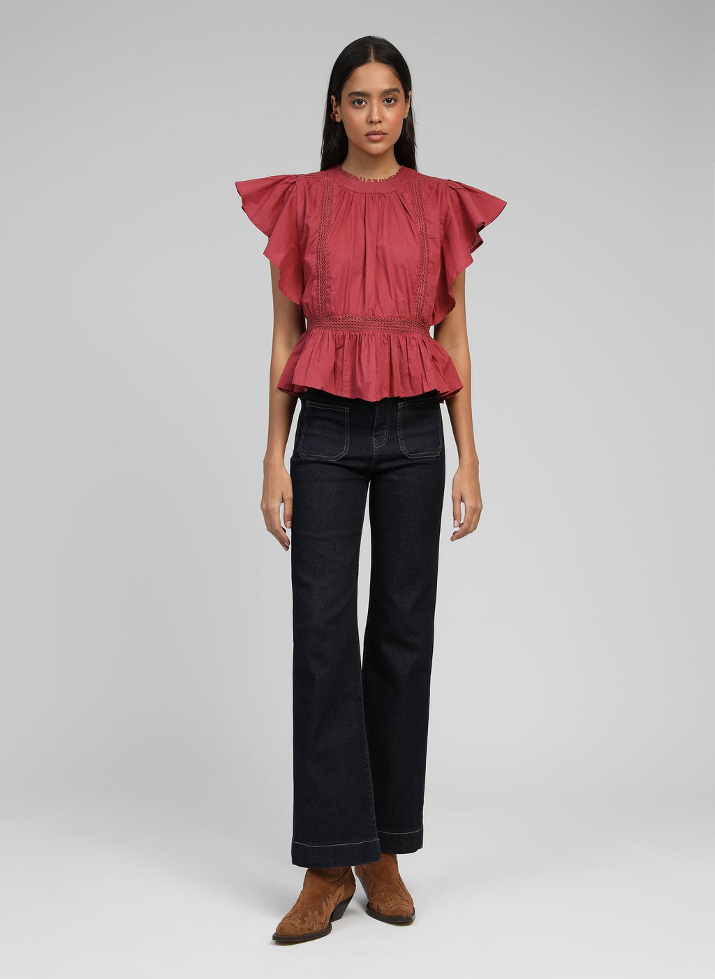 Blouse Salekina Terracotta