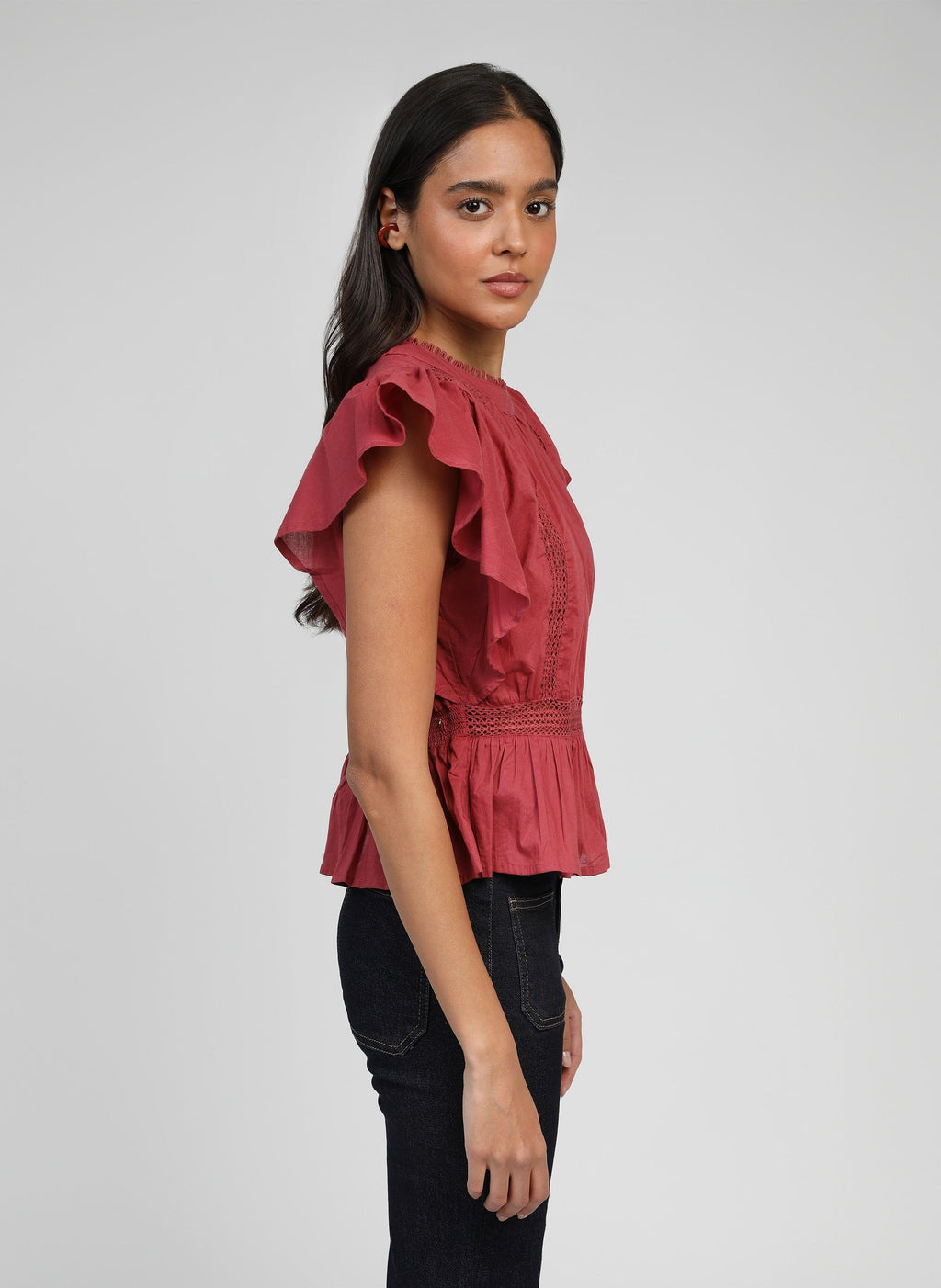 Blouse Salekina Terracotta