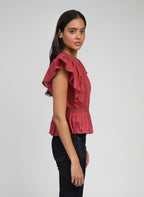 Blouse Salekina Terracotta