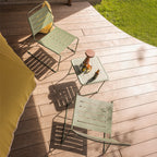 Solena - 2-Person Garden Set - Metal - Green