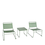 Solena - 2-Person Garden Set - Metal - Green