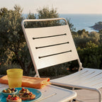 Solena - 2-Seater Garden Set - Metal - Beige