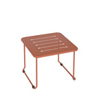 Solena - 2-Seater Garden Set - Metal - Terracotta
