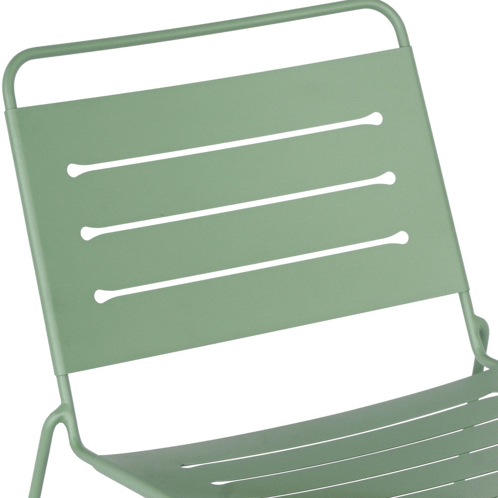 Solena - 2-Person Garden Set - Metal - Green