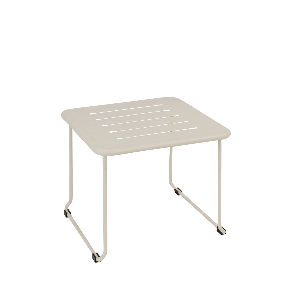 Solena - 2-Seater Garden Set - Metal - Beige