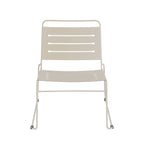 Solena - 2-Seater Garden Set - Metal - Beige