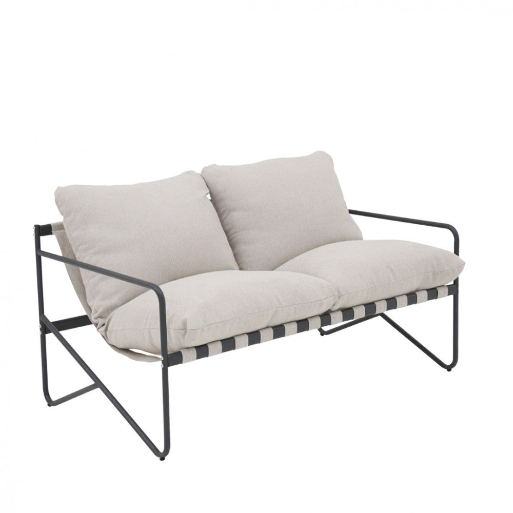 Zeno - Conjunto De Jardín 4 Plazas - Acero - Beige