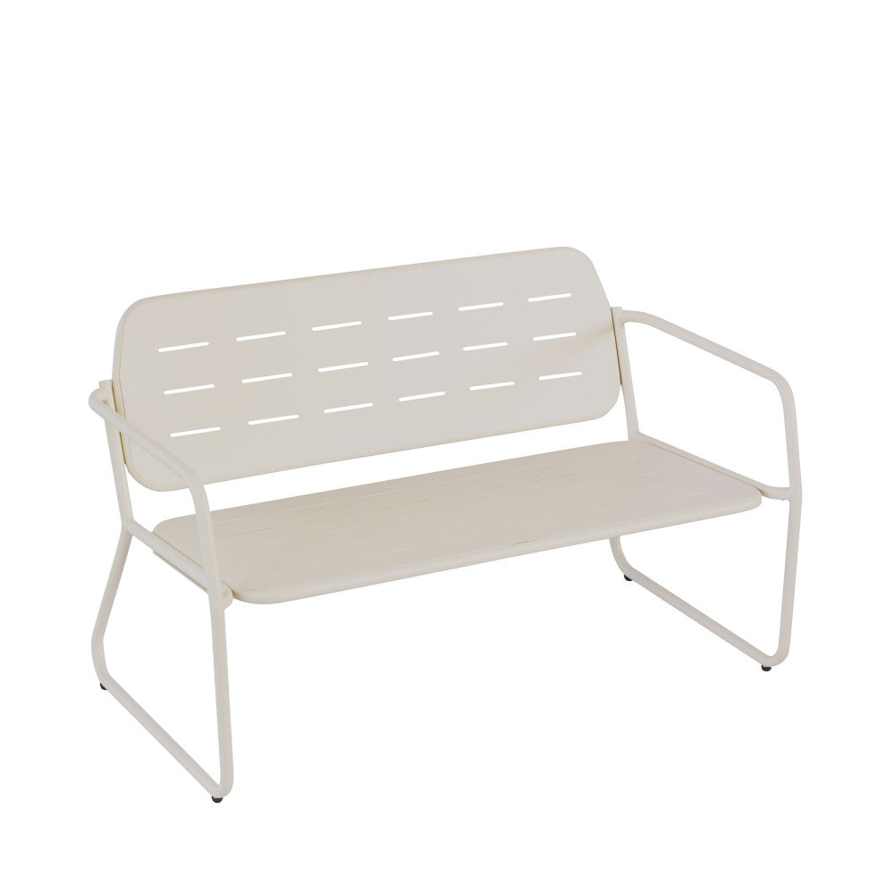 Zaro - 4-Seater Garden Set - Metal - Beige