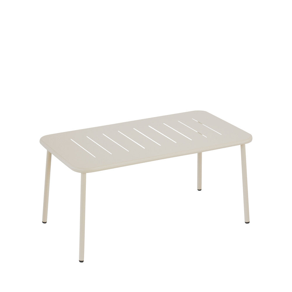 Zaro - 4-Seater Garden Set - Metal - Beige