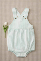 Salopette Hector - Bébé Garçon - Ecru & Mint