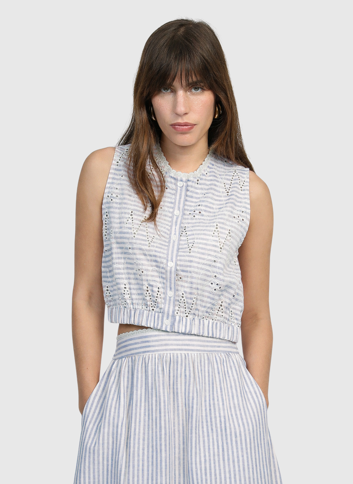 Chemise Salyta Bleu