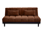 Samarra - 2-Seater Clic-Clac Sofa Bed - Corduroy - Terracotta