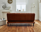 Samarra - 2-Seater Clic-Clac Sofa Bed - Corduroy - Terracotta