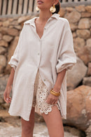 SAMI Beige - Chemise Gaze De Coton
