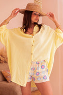 SAMI Yellow - Cotton Gauze Shirt